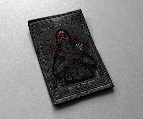 SLEEP TOKEN - The Watcher [grey] -- Woven Patch.jpg