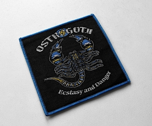 OSTROGOTH - Ecstasy And Danger [blue] -- Woven Patch