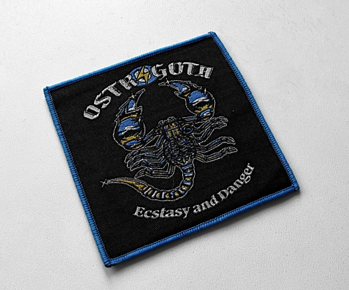 OSTROGOTH - Ecstasy And Danger [blue] -- Woven Patch.jpg