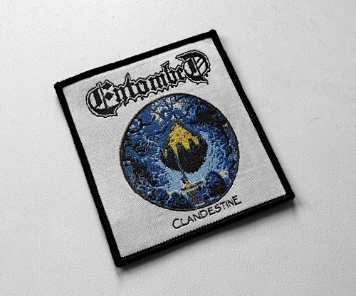ENTOMBED - Clandestine [black] -- Woven Patch.jpg