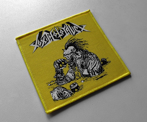 TOXIC HOLOCAUST - Toxic Drinker [yellow] -- Woven Patch.jpg