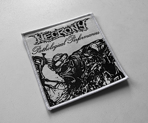 NECRONY - Pathological Performances [white] -- Woven Patch.jpg