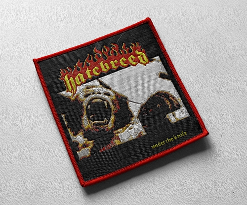 HATEBREED - Under The Knife [red] -- Woven Patch.jpg