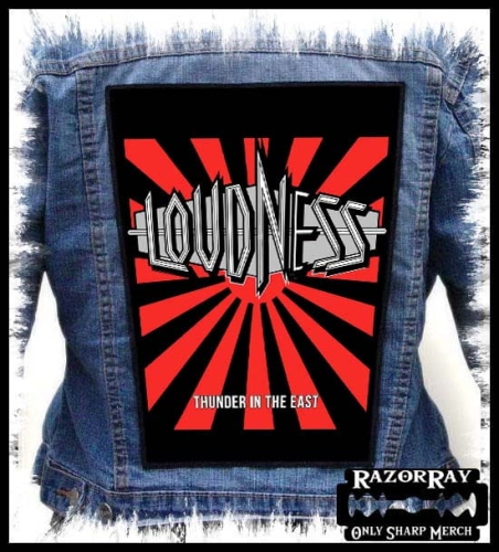 LOUDNESS - Thunder in the East [black] -- backpatch back patch.jpg