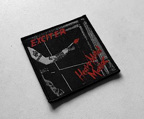 EXCITER - Heavy Metal Maniac [black] -- Woven Patch.jpg