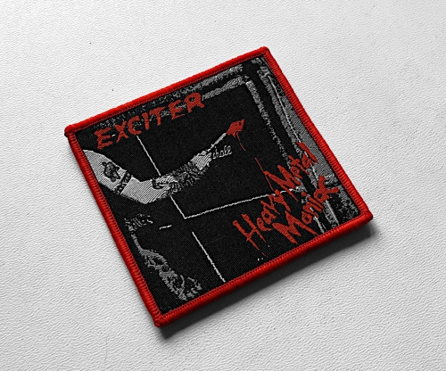 EXCITER - Heavy Metal Maniac [red] -- Woven Patch.jpg