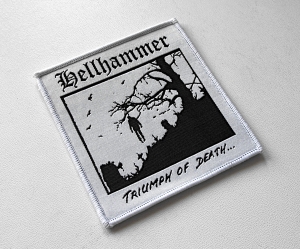 Naszywka HELLHAMMER - Triumph Of Death [white]