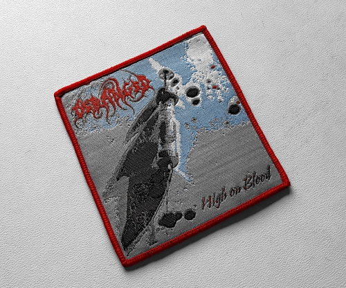 DERANGED - High On Blood [red] -- Woven Patch.jpg