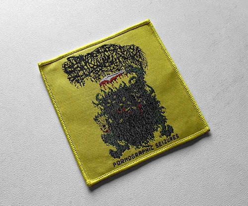 SANGUISUGABOGG - Pornographic Seizures [yellow] -- Woven Patch.jpg
