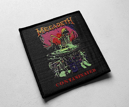 MEGADETH - Contaminated [black] -- Woven Patch.jpg