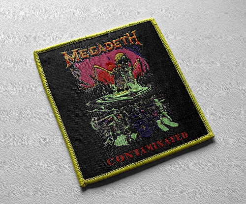 MEGADETH - Contaminated [yellow] -- Woven Patch.jpg
