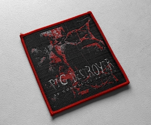 PIG DESTROYER - 38 Counts Of Battery [red] -- Woven Patch