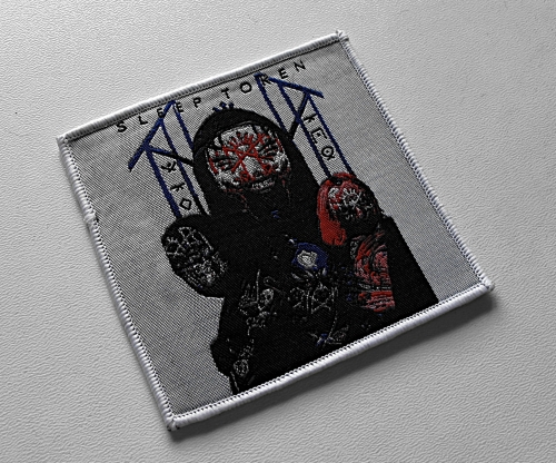 SLEEP TOKEN - Masks #2 [white] -- Woven Patch.jpg