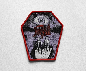 DEATH - Symbolic [coffin red] -- Woven Patch