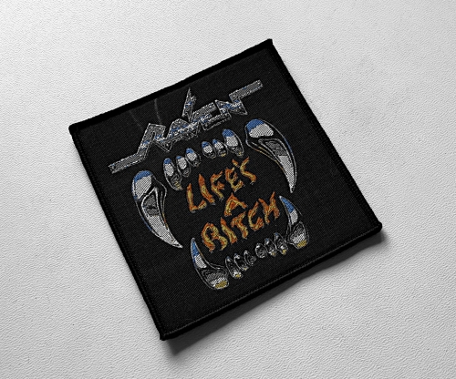RAVEN - Life's A Bitch [black] -- Woven Patch.jpg