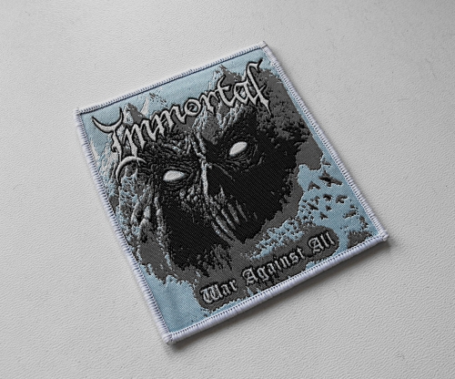 IMMORTAL - War Against All [white] -- Woven Patch.jpg