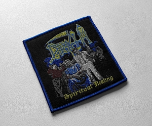 DEATH - Spiritual Healing [blue] -- Woven Patch