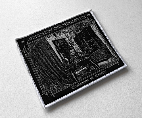 SATANIC WARMASTER - Exultation Of Cruelty [white] -- Woven Patch.jpg