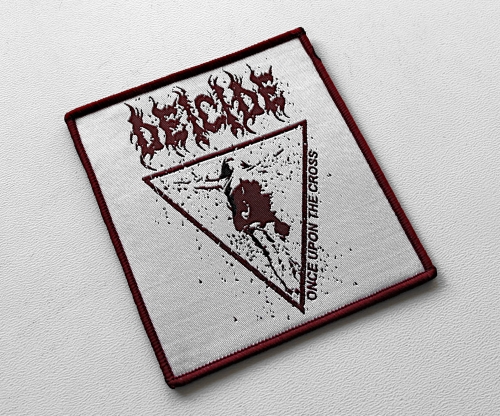 DEICIDE - Once Upon The Cross [red] -- Woven Patch.jpg