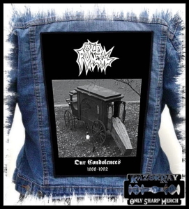 OLD FUNERAL - Our Condolences -- Backpatch