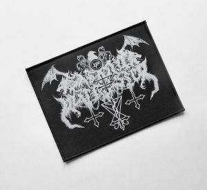 SATANIC WARMASTER - Logo [oversize] --  Woven Patch