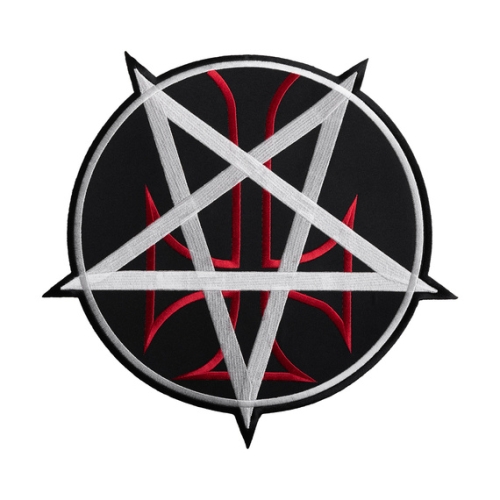 PENTAGRAM [iron on] -- Embroidered Backpatch (2).jpg