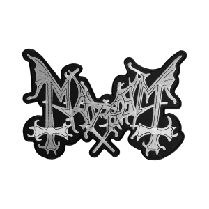 MAYHEM [iron on] -- Embroidered  Backpatch
