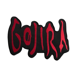 GOJIRA [iron on] -- Embroidered  Backpatch