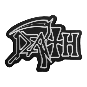 DEATH [iron on] -- Embroidered Backpatch