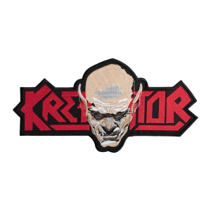 KREATOR - Skull [iron on] -- Embroidered Backpatch