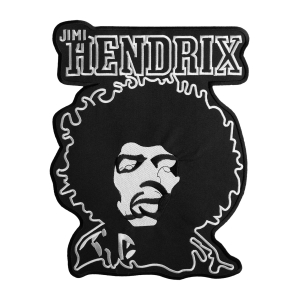 JIMI HENDRIX [iron on] -- Embroidered Backpatch