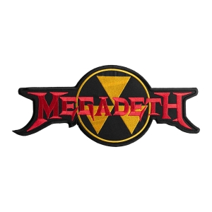 MEGADETH [iron on] -- Embroidered Backpatch 