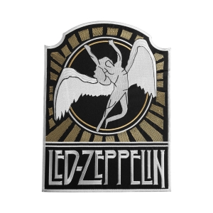 LED ZEPPELIN [iron on] -- Embroidered Backpatch
