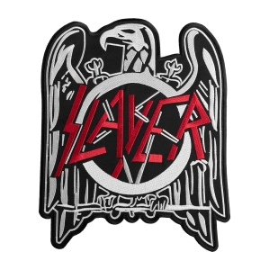 SLAYER - Eagle [iron on] -- Embroidered Backpatch