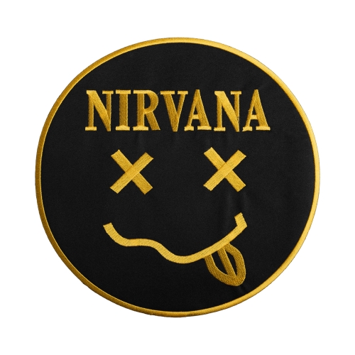 NIRVANA - SMILEY #2 [iron on] -- Embroidered Backpatch (2).jpg
