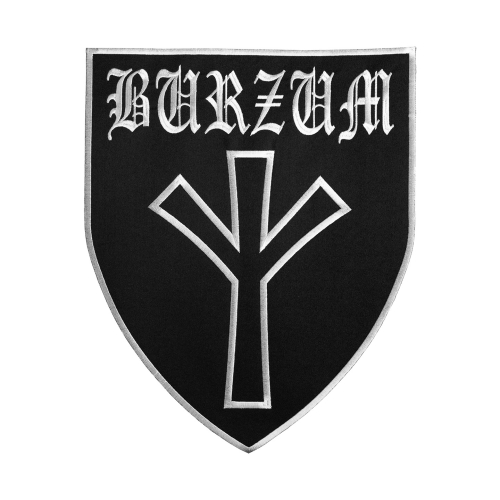 BURZUM - RUNE WHITE [iron on] -- Embroidered Backpatch (2).jpg