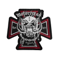 MOTORHEAD - CROSS RED [iron on] -- Embroidered Backpatch (1).jpg