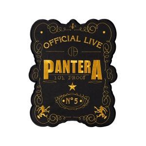 PANTERA - OFFICIAL LIVE [iron on] -- Embroidered Backpatch 