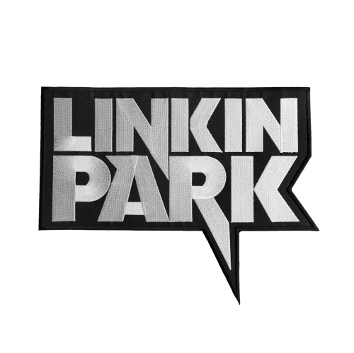 LINKIN PARK - WHITE LOGO -- Embroidered Backpatch (2).jpg