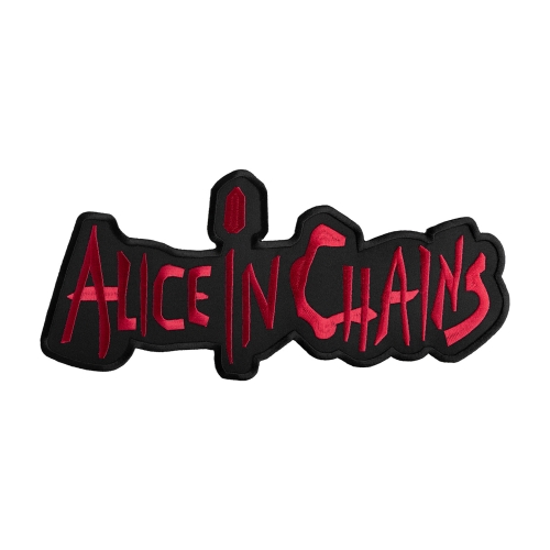 ALICE IN CHAINS - LOGO RED [iron on] -- Embroidered Backpatch (1).jpg