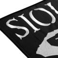 SIOUXSIE AND THE BANSHEES - LOGO WHITE [iron on] -- Embroidered Backpatch (2).jpg