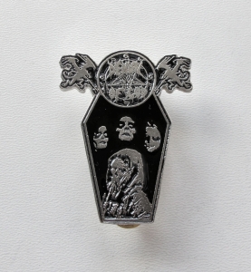 Przypinka DENIAL OF GOD - Coffin