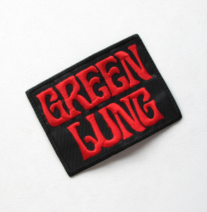 Naszywka Haftowana GREEN LUNG [red]