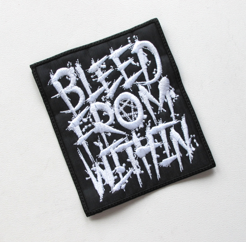 BLEED FROM WITHIN - Logo [white] -- Embroidered Patch.png