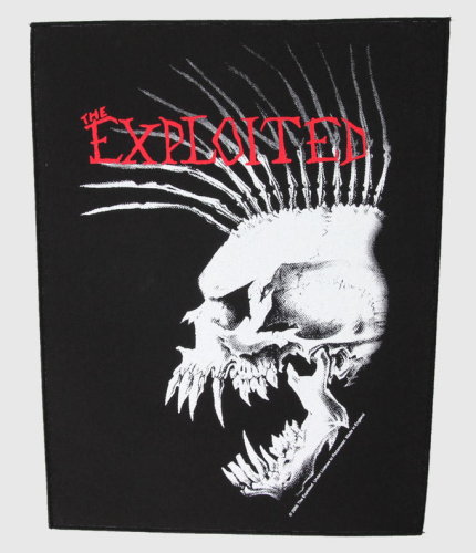 THE EXPLOITED - Bastard Skull -- Official Backpatch.png