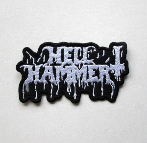 Naszywka Haftowana HELLHAMMER - Logo Shaped