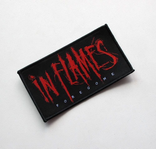IN FLAMES - Foregone -- Woven Patch.png