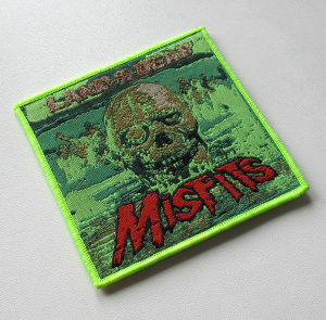 MISFITS - Land Of The Dead [green] -- Woven Patch