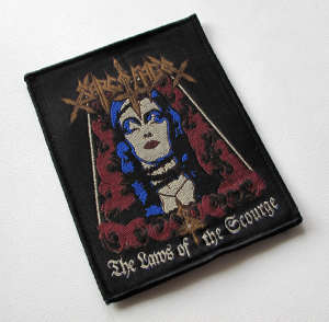 SARCOFAGO - The Laws Of Scourge -- Woven Patch