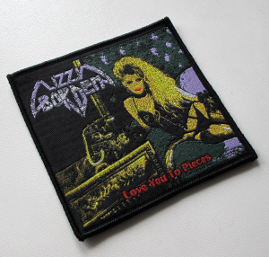 LIZZY BORDEN - Love You To Pieces [black] -- Woven Patch